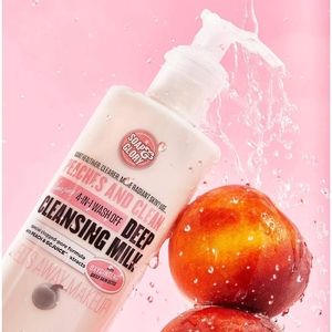 Soap & Glory Peaches And Clean 4-in-1 Wash-Off Deep Cleansing Milk 11.8 oz/350mL